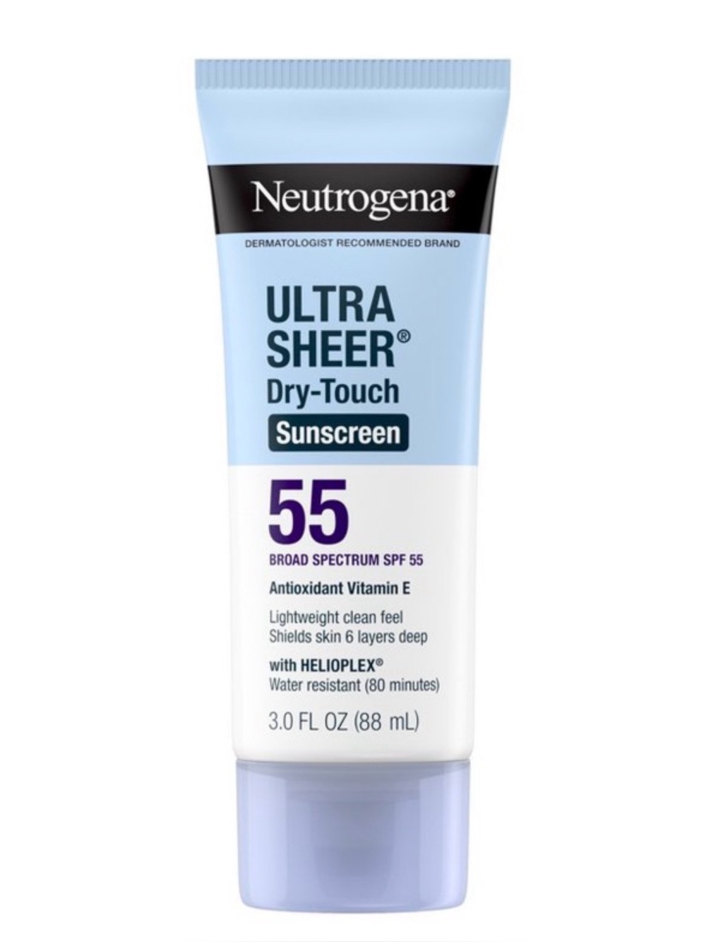 Neutrogena Ultra Sheer Dry Touch Sunscreen Lotion, SPF 55, 3oz